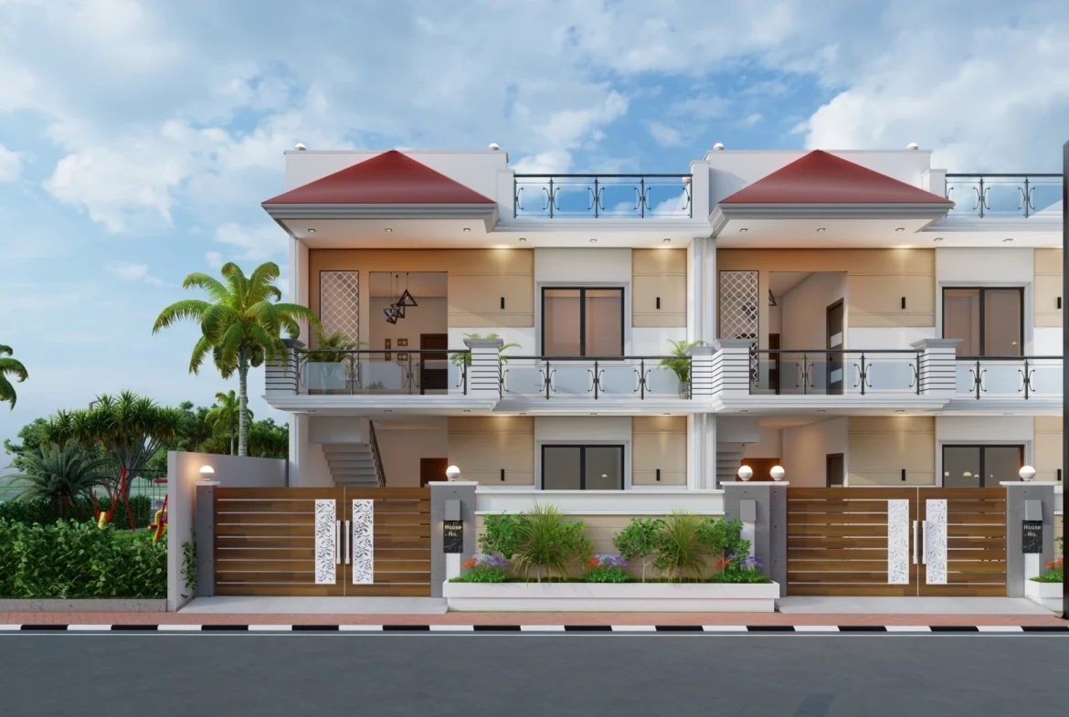 Luxury gated community villas in Lucknow